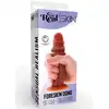 ToyJoy Foreskin Dong Silicone 15 cm - Niezwykle realistyczne dildo z przyssawką i ruchoma skórą.