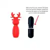 Erospace - Sweet Play Mini Rendeer Vibrator. Mini wibrator w kształcie renifera, dyskretna przyjemność zawsze pod ręką