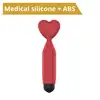 Erospace - Sweet Play Mini Heart Vibrator. Mini wibrator serduszko, urocza przyjemność w podróży