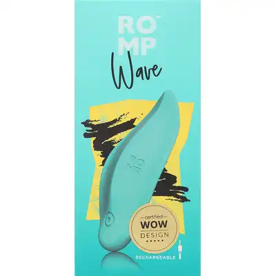 Romp - Wave. Wibratory typu lay-on, intensywna stymulacja łechtaczki z falami przyjemności