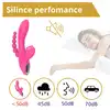 Erospace - Sweet Play Sucking Vivrator with Anal Braids. Wibrator ssący z koralikami analnymi, potrójna stymulacja dla wyjątkowej przyjemności