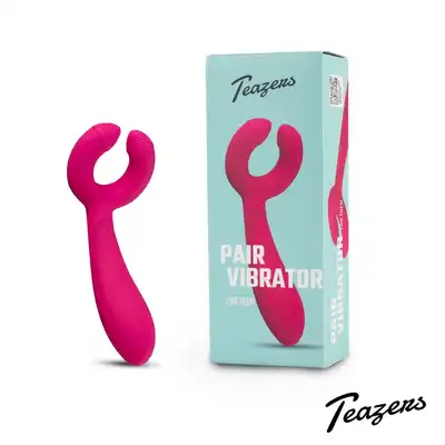Teazers - Pair Vibrator. Różowy wibrator wielofunkcyjny dla par, eksplozja wrażeń dla dwojga