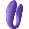 We-Vibe - Sync Go. Lekki, przenośny wibrator dla par, hands-free wibracje, idealny do podróży, w kolorze fioletowym