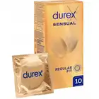 Durex - Sensual No Latex 10 szt. Nie lateksowe prezerwatywy idealne dla alergików zapewniające intensywne doznania
