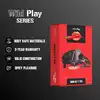 Erospace - Wild Play BDSM 7pcs Set.  Zestaw BDSM z kneblem, obrożą, smyczą, zaciskami na sutki, opaską na oczy i silikonowym korkiem analnym dla prawdziwych miłośników kontrolowanej przyjemności