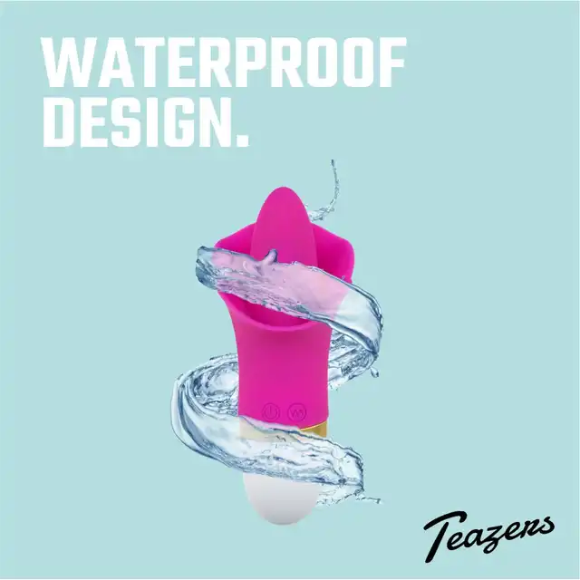 Teazers - Clitoris Stimulator With Thong Pink. Wibrator łechtaczkowy z języczkiem, ekscytujący wibrator do stymulacji łechtaczki