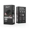 Teazers - Ribbed Vibrating Egg With Remote Control. Żebrowane wibrujące jajeczko z pilotem, pełna kontrola i komfort