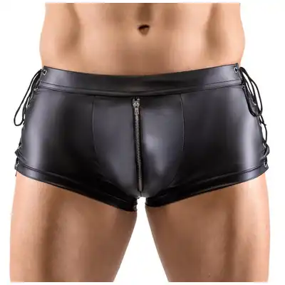 Svenjoyment - CN Men`s Pants M. Zmysłowe bokserki z matowym wykończeniem i erotycznym zamkiem błyskawicznym.