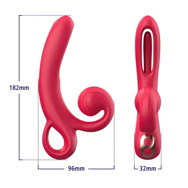 Erospace - Sweet Play Tounge Flipping Vibrator. Wibrator z ruchomym języczkiem, intensywna stymulacja dla maksymalnej przyjemności