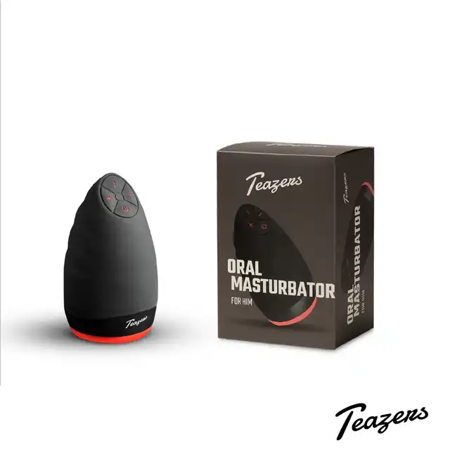 Teazers - Oral Masturbator. Nowoczesny masturbator męski z funkcją wibracji i rozgrzewania, niezapomniane doznania