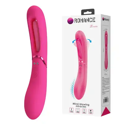 Pretty Love - Romance Lexie. Wibrator z 7 ustawieniami wibracji, ergonomicznym kształtem i ruchomym języczkiem