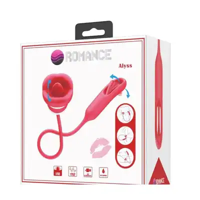Romance - Alyss. Realistyczne usta z językiem z 5 trybami falujących ruchów!