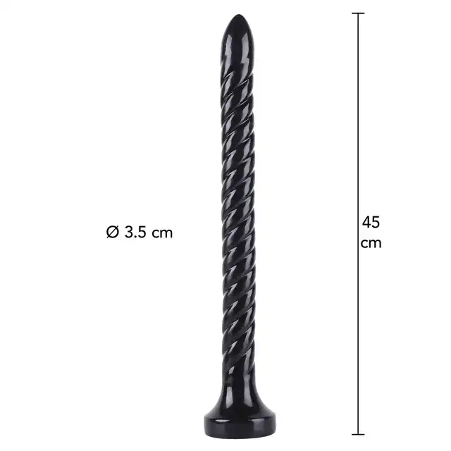 Hidden Desire - Extreme Anal Serpent XXXL 45cm. Wielkie dildo z pvc, szeroka podstawa, ekstremalne doznania