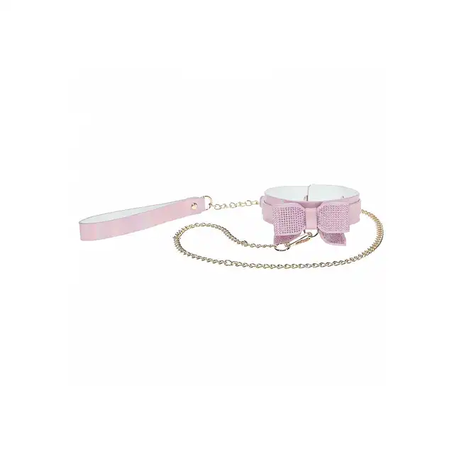 Ouch! - Paris Collection Collar with Leash. Kontrola i elegancja z obrożą i smyczą w paryskim stylu