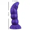 Beasty Cocks - Demon of Desire.  Dildo w stylu fantasy z przyssawką, metaliczny wygląd, elastyczny silikon i głęboka stymulacja