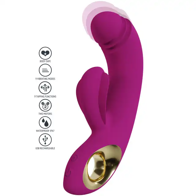 Xocoon - Harmony Dual Touch G-spot Vibrator. Potężny wibrator z ruchomym stymulatorem punktu G i ze stymulacją łechtaczki