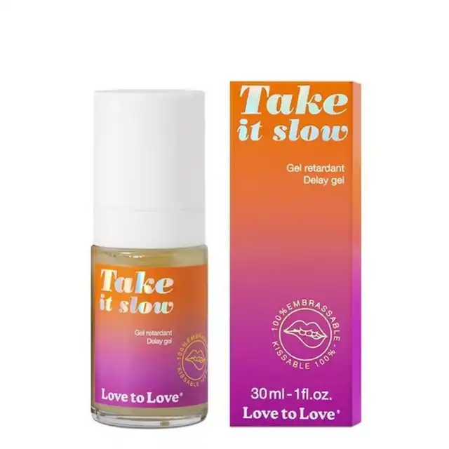 Love to Love - Take it slow. Żel opóźniający wytrysk, kremowa konsystencja oraz relaksujące, naturalne składniki.