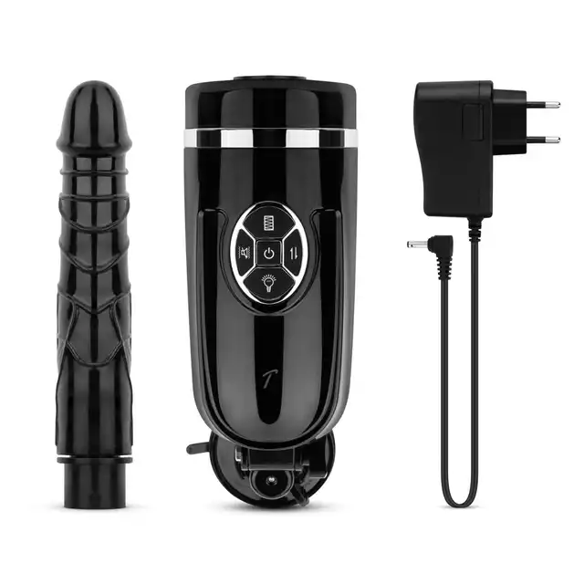 Teazers - Thrusting Dildo Vibrator. Zzaawansowana maszyna dla osób szukających intensywnych doznań, oferująca różnorodne tryby pchnięć oraz prędkości wibracji
