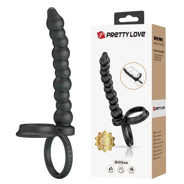 Pretty Love - Dillon. Innowacyjne połączenie pierścienia erekcyjnego z korkiem analnym
