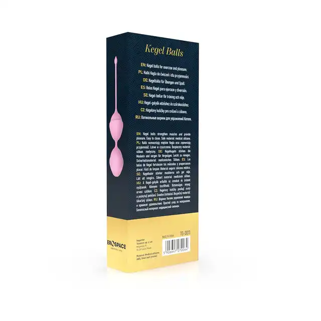 Erospace - Sweet Play Kegel Balls. Kulki Kegla Sweet Play, trening mięśni dna miednicy z subtelną przyjemnością