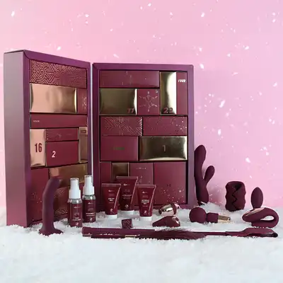 LoveBoxxx - Naughty &amp; Nice Advent Calendar. Erotyczny kalendarz adwentowy z akcesoriami dla kochanków, 24 dni zmysłowej przyjemności na święta