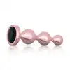 Rosy Gold - Metal Butt Plug Set 3 Pieces Rose Gold. Elegancki zestaw metalowych wtyczek analnych o wyjątkowej konstrukcji