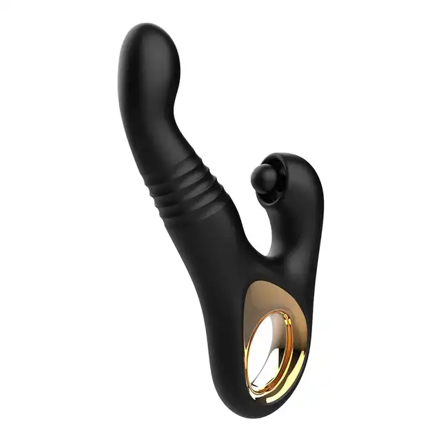 Rimba Toys - Sensual Nights SN08. Elegancki wibrator wielofunkcyjny, który zapewnia intensywną stymulację punktu G i łechtaczki