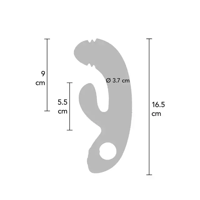 Xocoon - Harmony Dual Touch G-spot Vibrator. Potężny wibrator z ruchomym stymulatorem punktu G i ze stymulacją łechtaczki