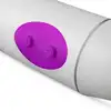 Teazers - Realistic Rabbit Vibrator Purple. Podwójny wibrator z stymulującymi żłobieniami, idealna stymulacja