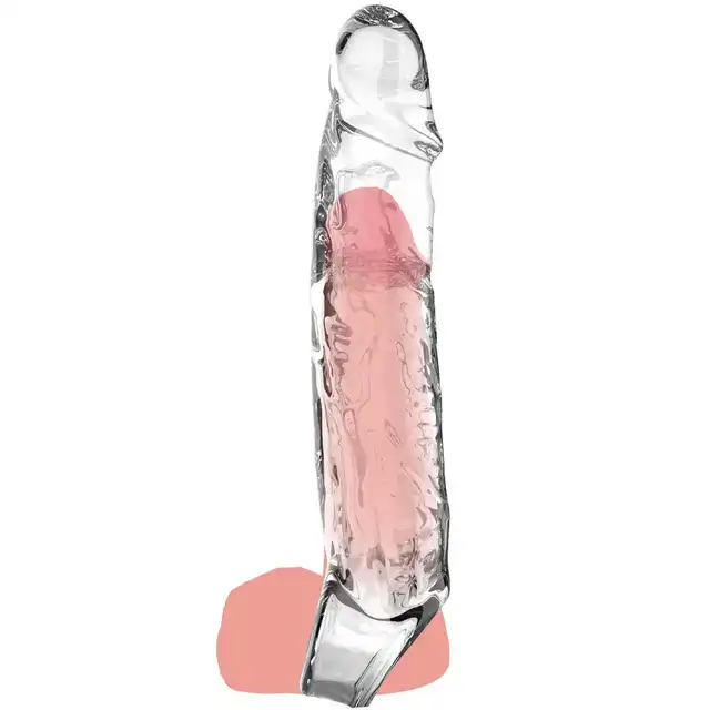 ToyJoy - Get Real Extension Sleeve Large19 cm. Realistyczna nakładka na penisa, dla znacznego powiększenia i pogrubienia!