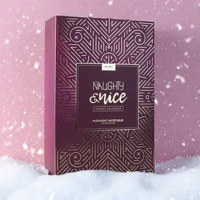 LoveBoxxx - Naughty &amp; Nice Advent Calendar. Erotyczny kalendarz adwentowy z akcesoriami dla kochanków, 24 dni zmysłowej przyjemności na święta