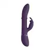 Vive - Halo Ring Rabbit Vibrator Purple. Luksusowy, zaawansowany wibrator, który łączy innowacyjność, przyjemność i wygodę w jednym produkcie