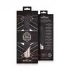 Rosy Gold - Rabbit Vibrator with thrusting function Black. Elegancki wibrator króliczek z funkcją intensywnych pchnięć dla dodatkowej stymulacji