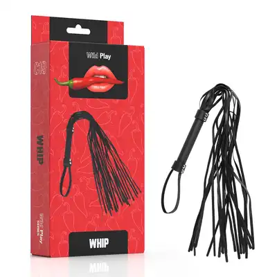 Erospace - Wild Play Whip C19. Pejcz z ekoskóry, zmysłowa dominacja w Twoich rękach