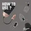 Teazers - Ribbed Vibrating Egg With Remote Control. Żebrowane wibrujące jajeczko z pilotem, pełna kontrola i komfort