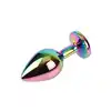 Matrix Mont - Rainbow Gem Anal Plug. Tęczowa elegancja i wyjątkowa stymulacja w rozmiarze S