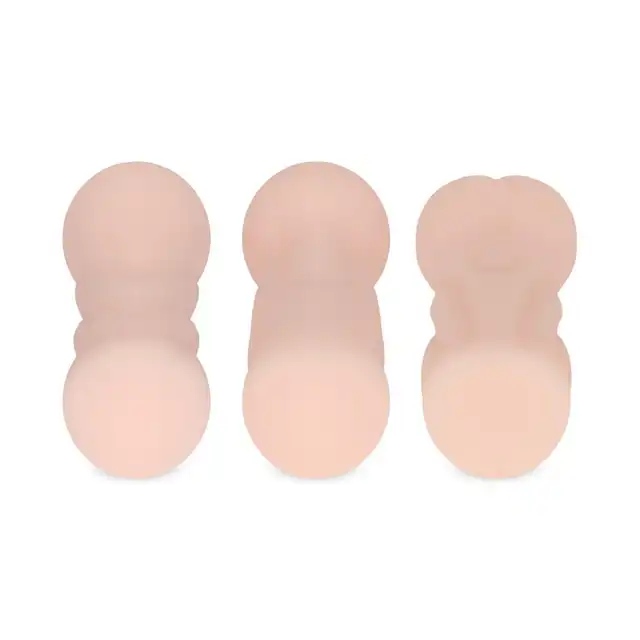 Friend With Benefits - Iris Clark Set of 3 Masturbators. Zestaw masturbatorów, usta, pochwa i anus, różnorodność dla każdego 