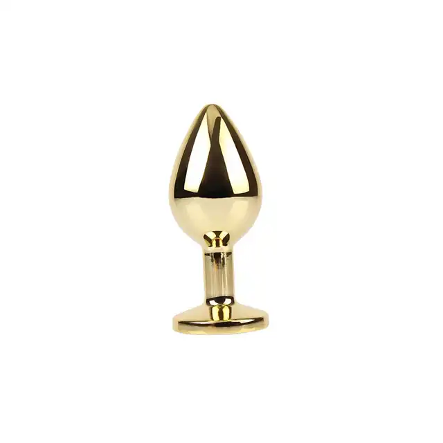 Matrix Mont - Rosy Gem Gold Plug. Róż, elegancja i delikatna stymulacja w rozmiarze M.