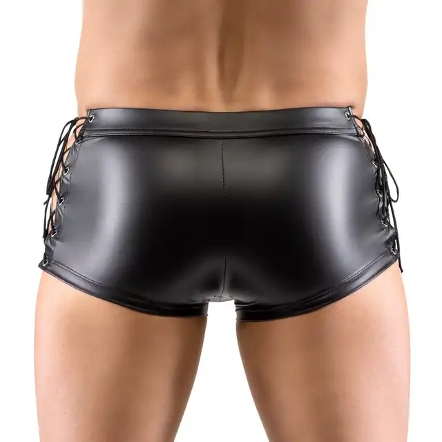 Svenjoyment - CN Men`s Pants L. Zmysłowe bokserki z matowym wykończeniem i erotycznym zamkiem błyskawicznym.