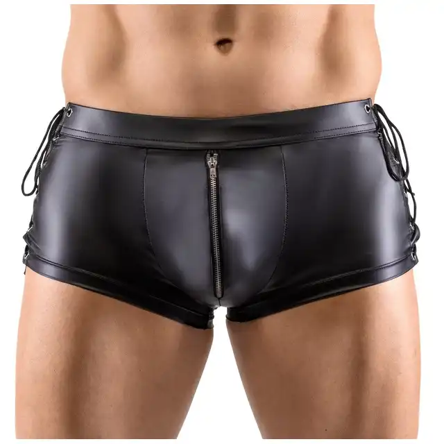 Svenjoyment - CN Men`s Pants L. Zmysłowe bokserki z matowym wykończeniem i erotycznym zamkiem błyskawicznym.