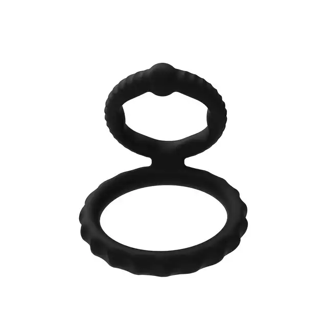 Erospace - Men's Play Silicone Cock Ring. Pierścień erekcyjny na penisa i jądra,wzmocnij swoje doznania