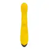 Rimba Toys - Malmö Vibrator Yellow USB. Żółty wibrator z króliczkiem. Stymulacja punktu G, łechtaczki oraz ruch posuwisty. 