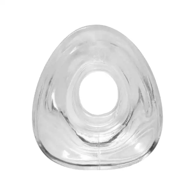 XR Brands - Cock Dock Tunel Butt Plug. Przezroczysty tunel analny o stymulującej żebrowanej strukturze, niezwykłe doznania, komfort i kontrola