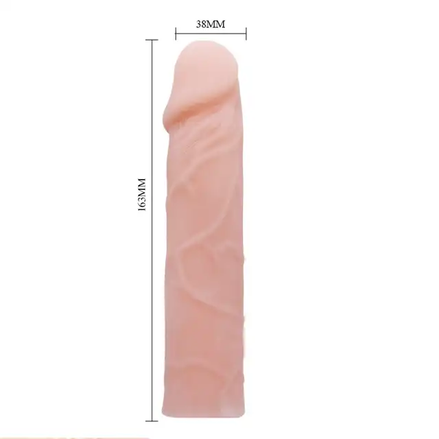 Baile - SEXTOY Bendable 1. Elastyczne dildo z realistycznym trzonem i zaokrągloną główką