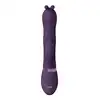 Vive - Gada Vibrating Bunny Ear G-Spot Rabbit with Pulse Wave Shaft Purple. Wibrator z króliczym uchem i wałkiem pulsacyjnym do stymulacji punktu G
