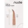 Nude - Laurel Travel Massager. Podróżny masażer do przyjemności każdego miejsca intymnego z 10 wibracjami i 3 prędkościami