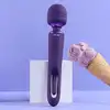 Vive - Kiku Double Ended Wand with Innovative G-Spot Flapping Stimulator Purple. Niezrównana wszechstronność i intensywna stymulacja dzięki podwójnemu końcowi