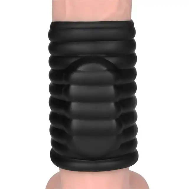 LoveToy - Wave Knights Ring Vibrating Penis Sleeve. Wibrująca nakładka na penisa zwiększająca stymulację i wytrzymałość