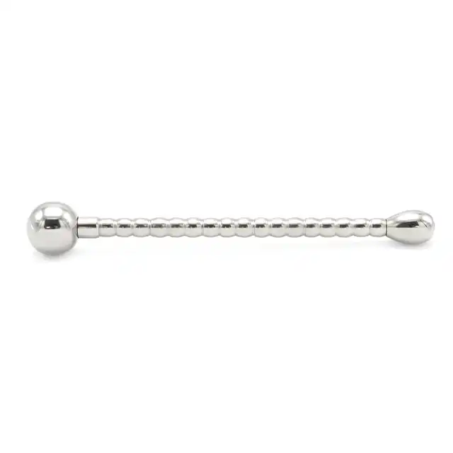 Kiotos SteelSeries - Solid Penis Plug Long Wand 10mm. Długi dilator z kulą – 10 mm, stal nierdzewna