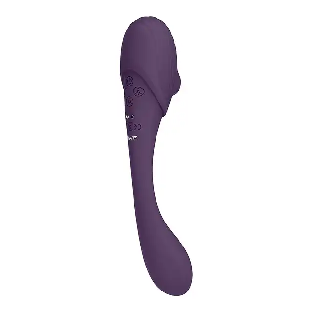 Vive Mirai - Double Ended Pulse Wave &amp; Air Wave Bendable Vibrator